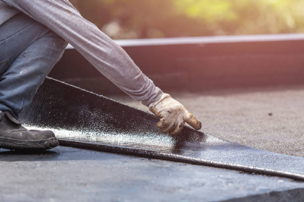 Professional Basement Waterproofing technician working in New Haven, MI